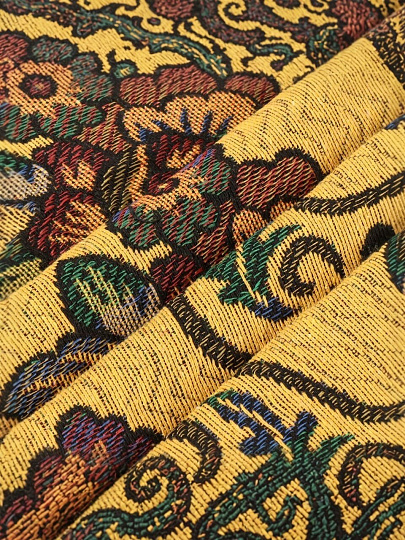 Покрывало 2-спальное, 200х180 см, 100% полиэстер, гобелен, Цветы, в ассортименте, Y8-1820-01