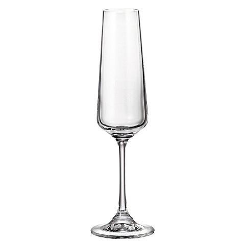 Бокал для шампанского, 160 мл, стекло, 6 шт, Bohemia, Corvus Naomi, 1SC69/160