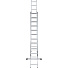 Лестница приставная, 3 секции, 12 ступеней, алюминий, 3 м, 150 кг, Новая высота, NV 1230, 1230312 - фото 11