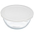 Контейнер пищевой жаропрочное стекло, 0.5 л, круглый, с крышкой, Daniks, HSAW050 - фото 3