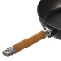 Сковорода чугун, 24 см, Гардарика, 0324, съемная ручка, с деревянной ручкой, индукция - фото 3