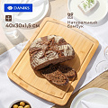 Доска разделочная бамбук, 40х30х1.5 см, прямоугольная, Daniks, H-1765