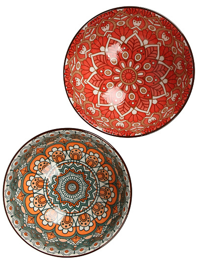 Набор салатников 2 шт, 11х5.5 см, 0.25 л, подарочная упаковка, Восток-1, B010445