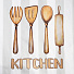 Кухонный набор Доляна Kitchen, прихватка 17*17см, рукавица 26*16см, фартук 70*80см 100% п/э, 5985596 - фото 4