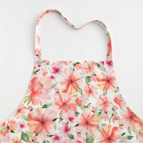 Фартук «Этель» Flowers 60х70см, 100% хл, саржа 190 г/м2, 6756603