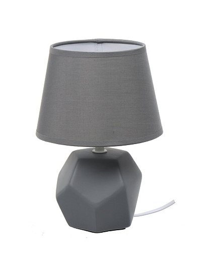 Светильник настольный E14, серый, абажур серый, RL-TL012-1