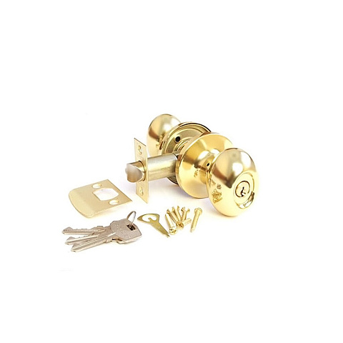 Защелка Apecs, 6093-01-G, ключ/фиксатор, золото, латунь