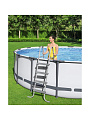Бассейн каркасный Bestway, 366х122 см, Steel Pro Max, 56420BW, фильтр-насос, лестница, тент, 10250 л, ремкомплект - фото 6