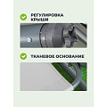 Качели садовые 3-местные, 200х118х170 см, 300 кг, раскладываются в кровать, с москитной сеткой, белые, C060013, металл - фото 26