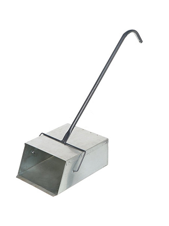 Совок для мусора, металл, металлическая ручка, оцинкованный, Ловушка