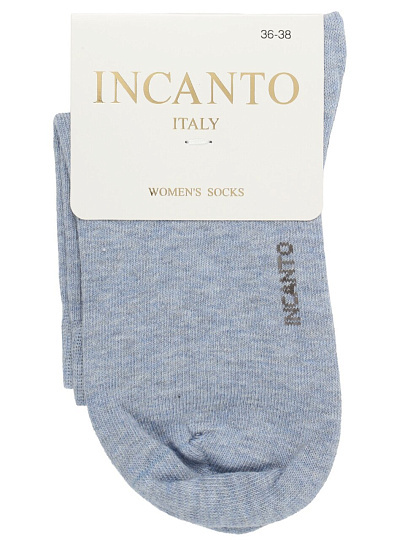 Носки для женщин, хлопок, Incanto, голубые, 36-38, IBD733003