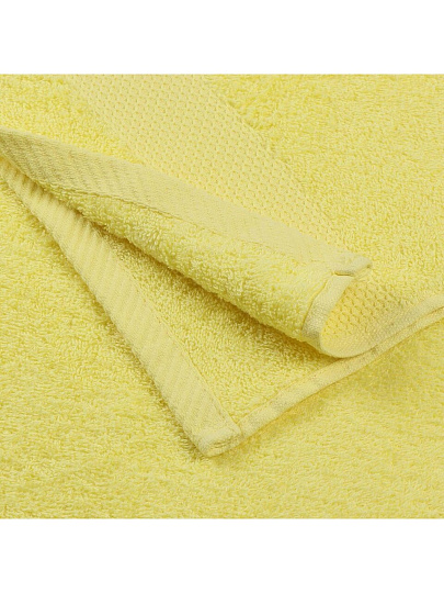 Полотенце банное 70х140 см, 100% хлопок, 380 г/м2, Грация, Barkas, банановое, Узбекистан