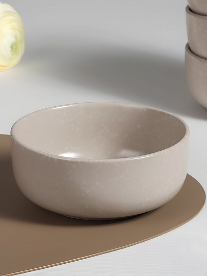 Сервиз столовый керамика, 16 предметов, на 4 персоны, Millimi, 824-179, бежевый