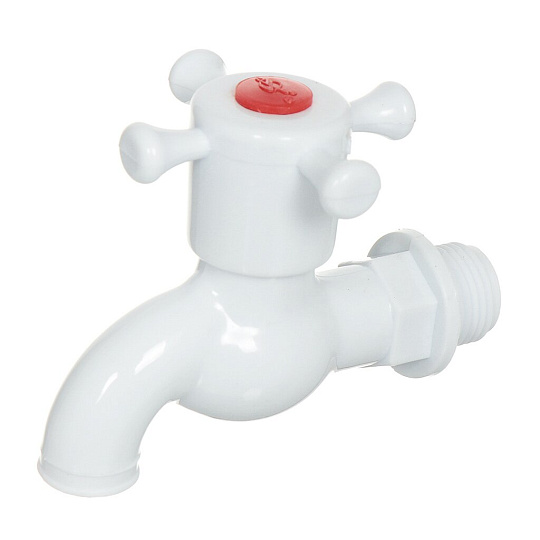 Кран водоразборный, 1/2&quot;, индивидуальная упаковка, пластик, ComfortFactor