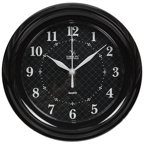 Часы настенные Вега Черная классика П6-6-93