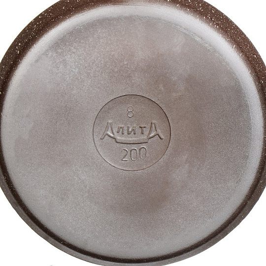 Блинница алюминий, 20 см, антипригарное покрытие, Алита, 10503, пластиковая ручка