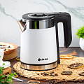 Чайник электрический Lofter, GMB-255-wht, белый, 1.7 л, скрытый нагревательный элемент, 1500 Вт, скрытый нагревательный элемент, нержавеющая сталь