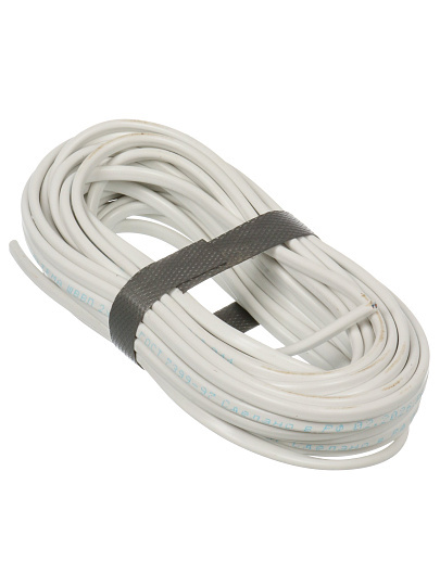 Провод ШВВП, 2х0.75 мм², 10 м, медь, соединительный, ГОСТ, белый, Альтема, А000446