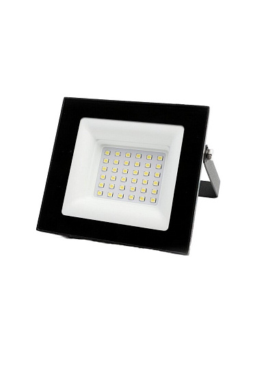 Прожектор светодиодный Ultraflash, LFL-3002 C02, 30 Вт, 6500 К, IP65, черный, 15125