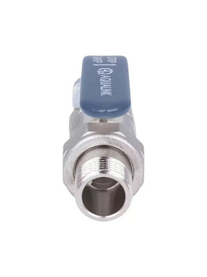 Кран для воды с американкой 1", г-ш, ручка, AquaLink