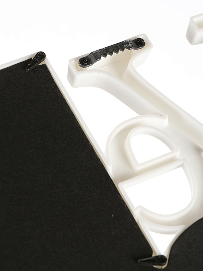 Фоторамка-коллаж на 6 фото, 40х42 см, пластик, белая, Любовь, Y4-11080