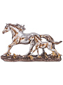 Фигурка декоративная полистоун, Лошади Фьюжн, 27.3х8х16 см, Lefard, 146-1851