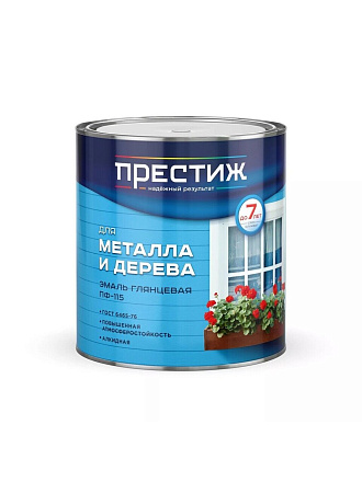 Эмаль Престиж, ПФ-115, алкидная, глянцевая, ярко-зеленая, 2.8 кг