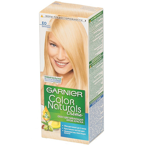 Краска для волос Garnier Color Naturals EO Деколорант Супер блонд