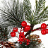 Композиция новогодняя подвесная 41 см, с ягодами и шишками, SYSGZSB-4623140 - фото 3