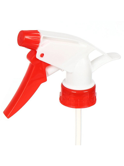 Насадка-распылитель пластик, 10х8 см, с трубкой 25 см, красная