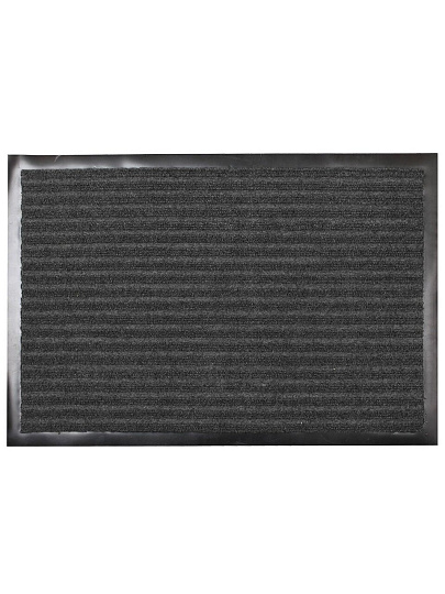 Коврик грязезащитный, 90х150 см, прямоугольный, влаговпитывающий, серый, Floor mat Комфорт, ComeForte, XT-6003