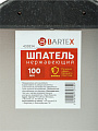 Шпатель нержавеющая сталь, 100 мм, прямой, рукоятка пластик, Bartex - фото 5