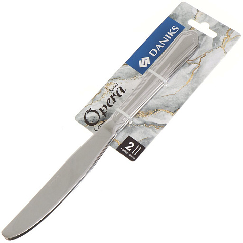 Нож нержавеющая сталь, 2 предмета, Daniks, Opera