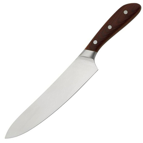 Нож кухонный Apollo, Bucheron, универсальный, нержавеющая сталь, 19 см, рукоятка дерево, BUC-01