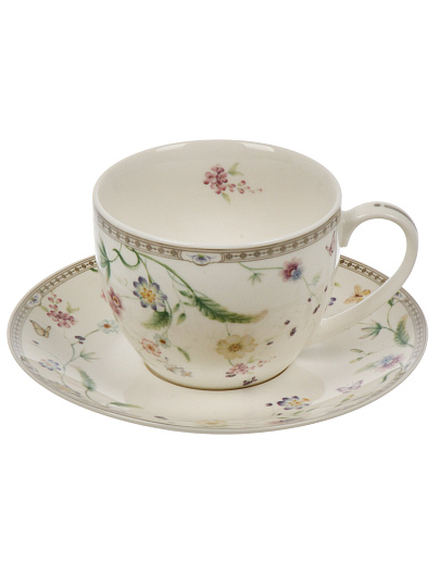 Набор чайный фарфор, 12 предметов, на 6 персон, 280 мл, Balsford, Мануэла, 181-44032, подарочная упаковка