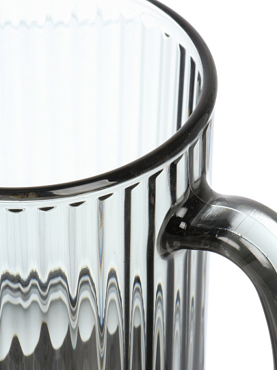 Кружка стекло, 320 мл, Чайная Вертикаль, ОСЗ, 24с2394, графит