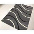 Ковер интерьерный 2х3 м, Silvano, Sedna Carving, прямоугольный, цв. L.Grey/L.Grey, 08444A