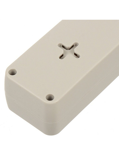 Сетевой фильтр 5 гнезд, 4.7 м, ПВС, 3х0.75 мм², с заземлением, 10 А, 2.2 кВт, серый, Jett, 171-005