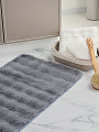 Коврик для ванной, 0.5х0.8 м, полиэстер, светло-серый, Silvano, Ангора, Y4-11476 - фото 2