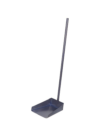 Совок для мусора, металл, длинный вертикальный, металлическая ручка, хозяйственный, в ассортименте