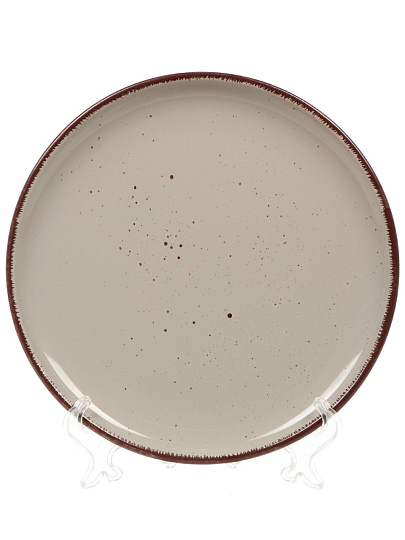 Тарелка десертная, керам, 20 см, Pollen lite, Daniks, капучино