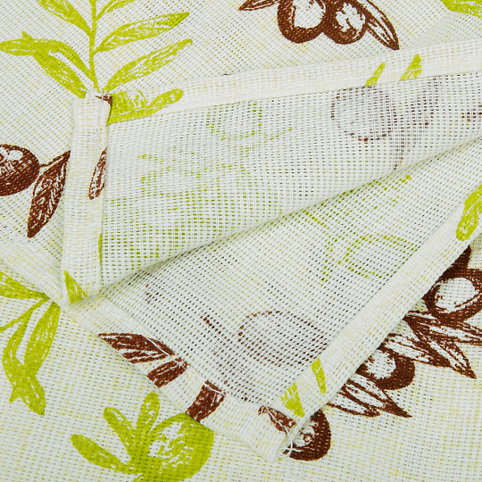 Скатерть 145х200 см, 100% хлопок, рогожка, Текстильная лавка, Оливки, 30093/1