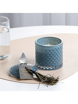 Свеча декоративная ароматизированная, 15х8.5 см, в банке, парафин, A330104