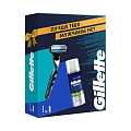 Набор подарочный для мужчин, Gillette, Series, пена для бритья Series Sensitive 100 мл + бритвенный станок Mach3 Start - фото 3