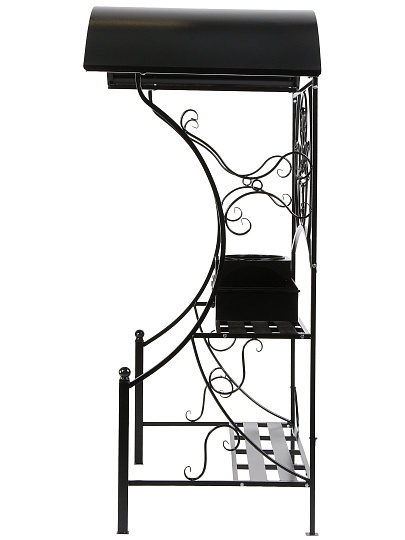Мангал 2150х1370х1000 мм, 3 мм, с крышкой, XL, разборный, под казан, 20040099