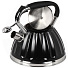 Чайник нержавеющая сталь, 3 л, со свистком, ручка бакелитовая, Daniks, индукция, черный, GS-04611B - фото 3
