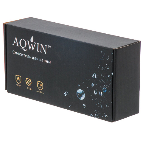 Смеситель для ванны, Aqwin, с картриджем, хром, A21213