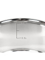 Кастрюля нержавеющая сталь, 1 л, крышка стекло, Daniks, GS-01311-14CA/SD-514, индукция - фото 4