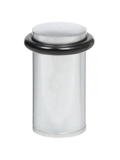 Упор дверной Trodos, 151 08.06.07 большой, напольный, серебро, 205030