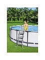 Бассейн каркасный Bestway, 427х122 см, Steel Pro Max, 5612X, фильтр-насос, лестница, тент, 15232 л - фото 9